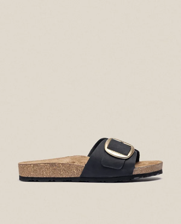 Yokono Flat Sandal JERBA-114 Noir Best