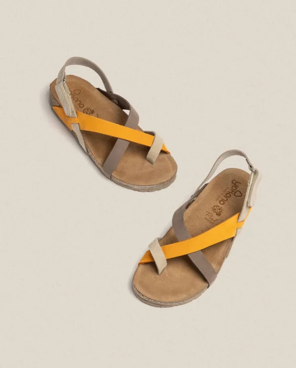 Yokono Flat Sandal JERBA-718 Orange Sale
