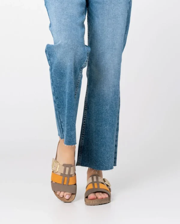 Yokono Flat Sandal JERBA-137 Orange Online