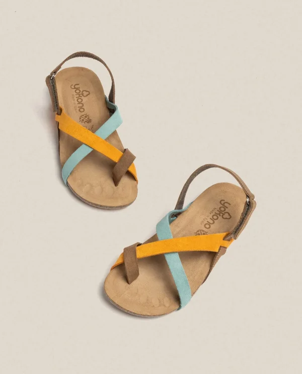 Yokono Flat Sandal JERBA-091 Orange Cheap