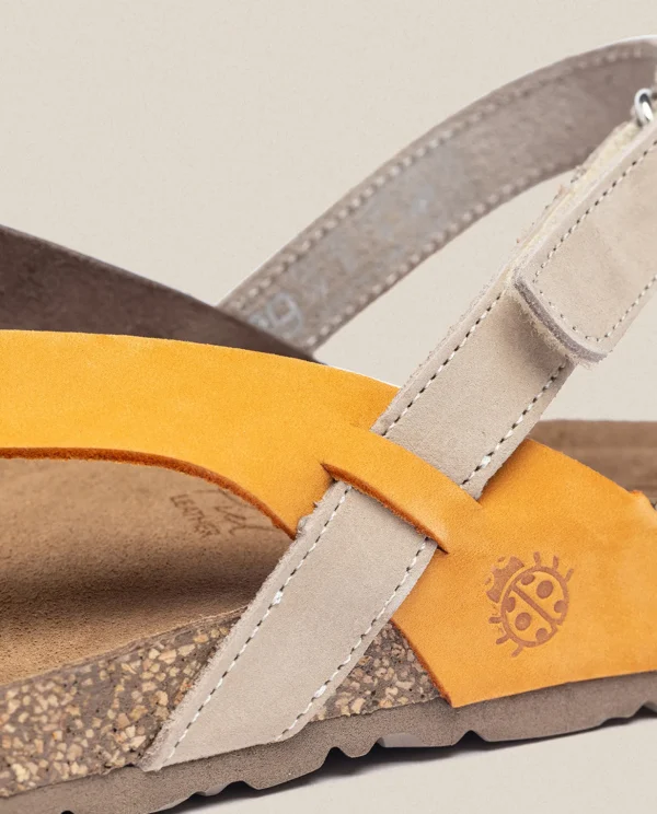Yokono Flat Sandal JERBA-718 Orange Sale