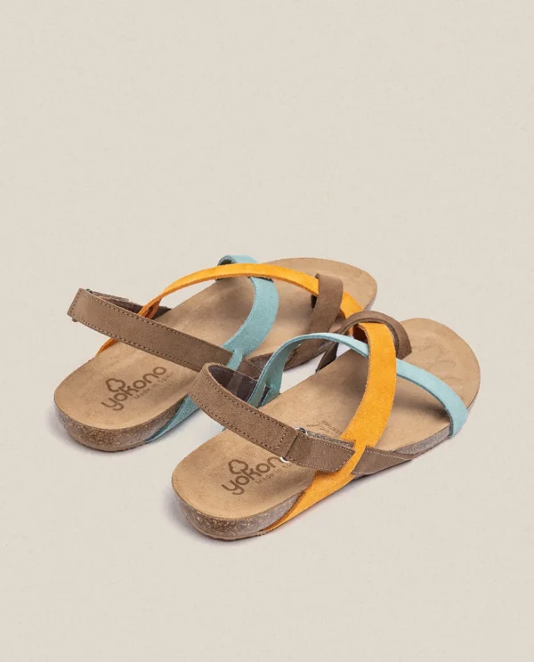 Yokono Flat Sandal JERBA-091 Orange Cheap