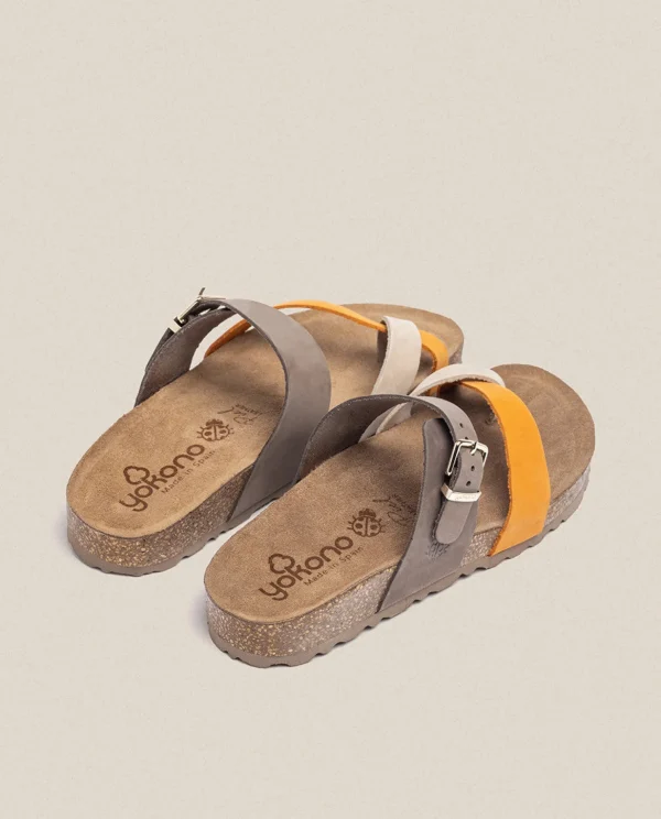 Yokono Flat Sandal JERBA-091 Orange Outlet