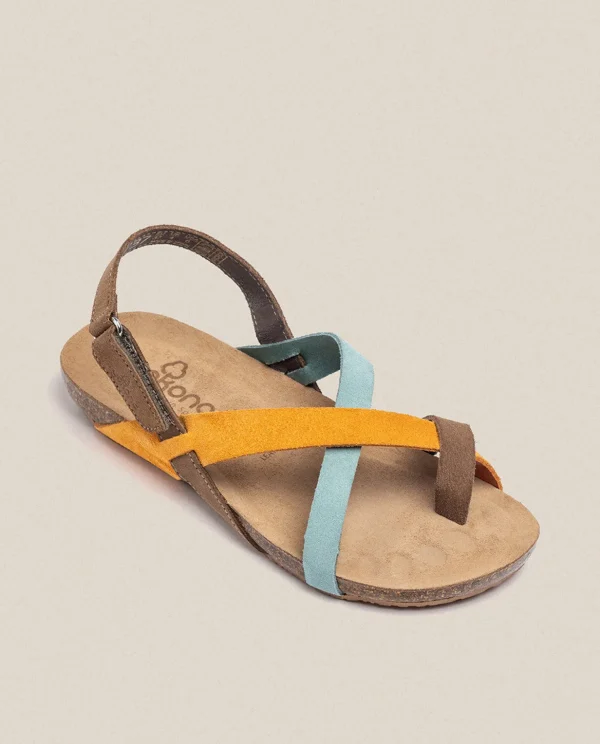 Yokono Flat Sandal JERBA-091 Orange Cheap