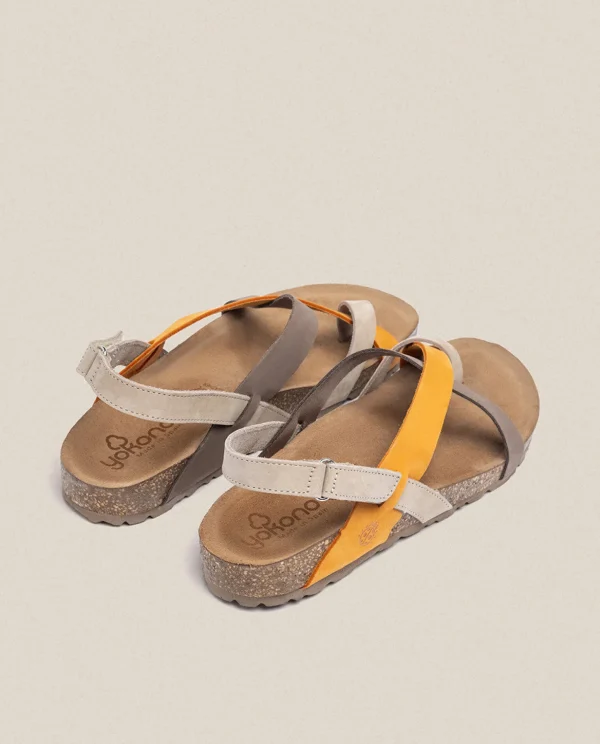 Yokono Flat Sandal JERBA-718 Orange Sale