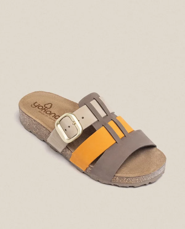 Yokono Flat Sandal JERBA-137 Orange Online
