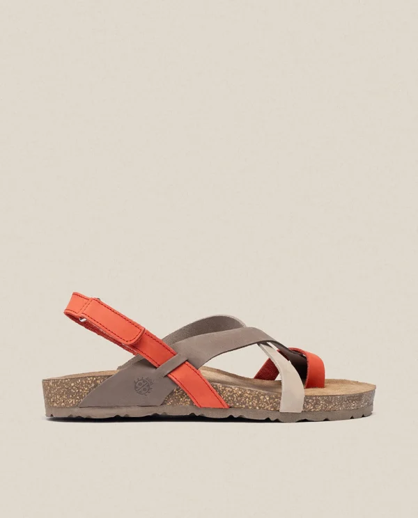 Yokono Flat Sandal JERBA-718 Red Discount