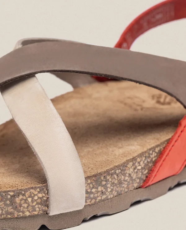 Yokono Flat Sandal JERBA-718 Red Discount