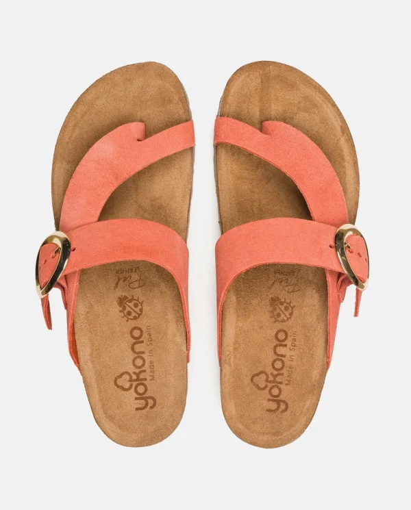 Yokono Flat Sandal JERBA-113 Red Store