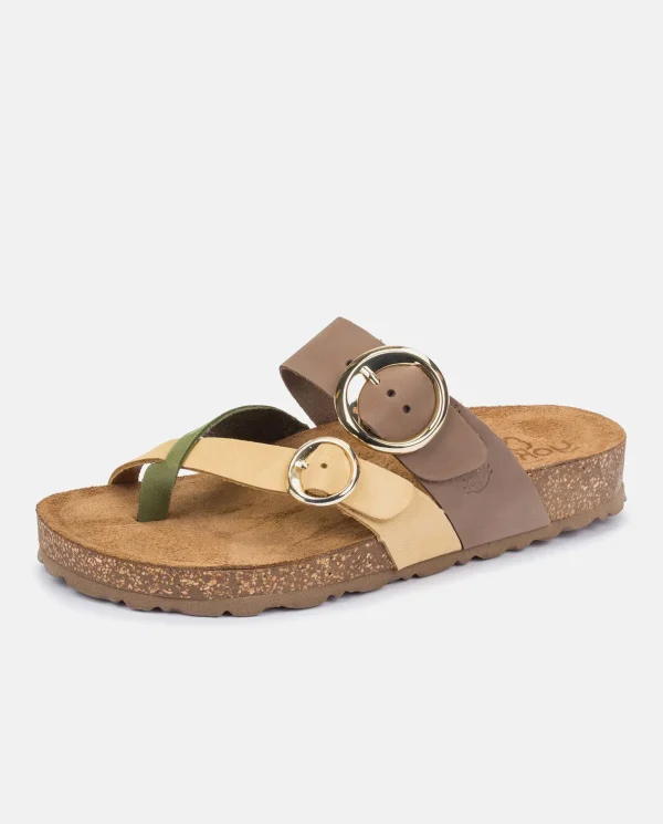 Yokono Flat Sandal JERBA-122 Yellow Sale