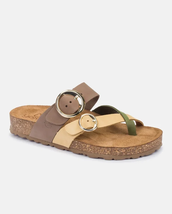 Yokono Flat Sandal JERBA-122 Yellow Sale