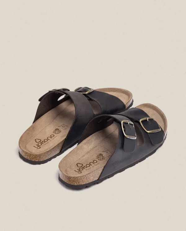 Yokono Flat Sandal MACAM 150 Brown Discount