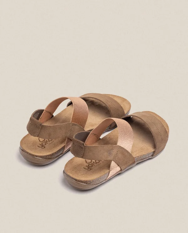 Yokono Flat Sandal MANACOR-001 Brown Discount
