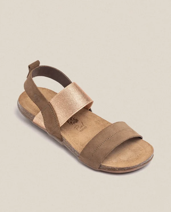 Yokono Flat Sandal MANACOR-001 Brown Discount