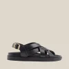 Yokono Flat Sandal Morena 005 Black Outlet