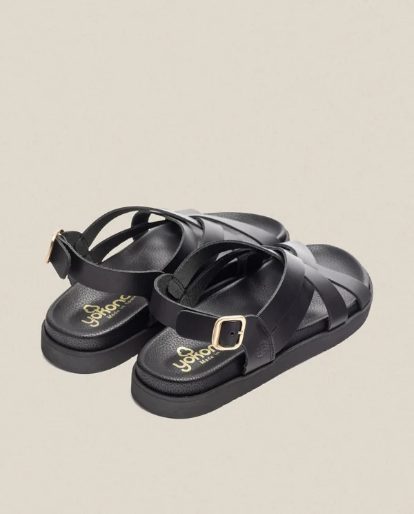 Yokono Flat Sandal Morena 005 Black Outlet