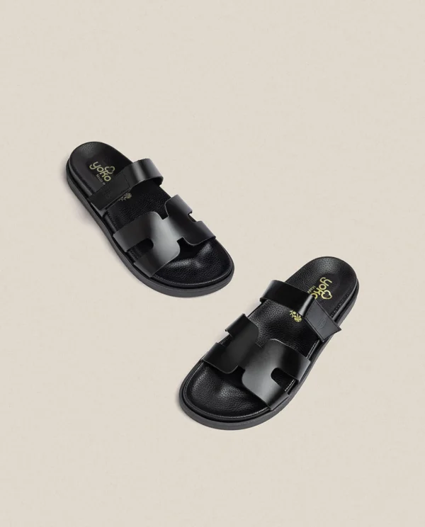 Yokono Flat Sandal MORENA-125 Black Best