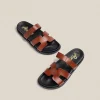 Yokono Flat Sandal MORENA-125 Brown Online
