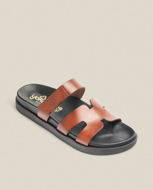Yokono Flat Sandal MORENA-125 Brown Online