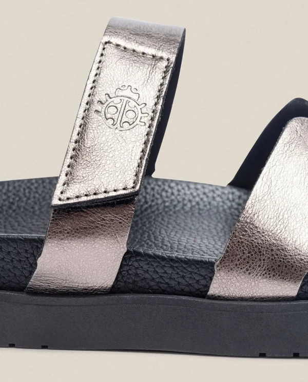 Yokono Flat Sandal MORENA-125 Grey Fashion