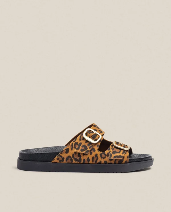 Yokono Flat Sandal MORENA-004 Leopard Online