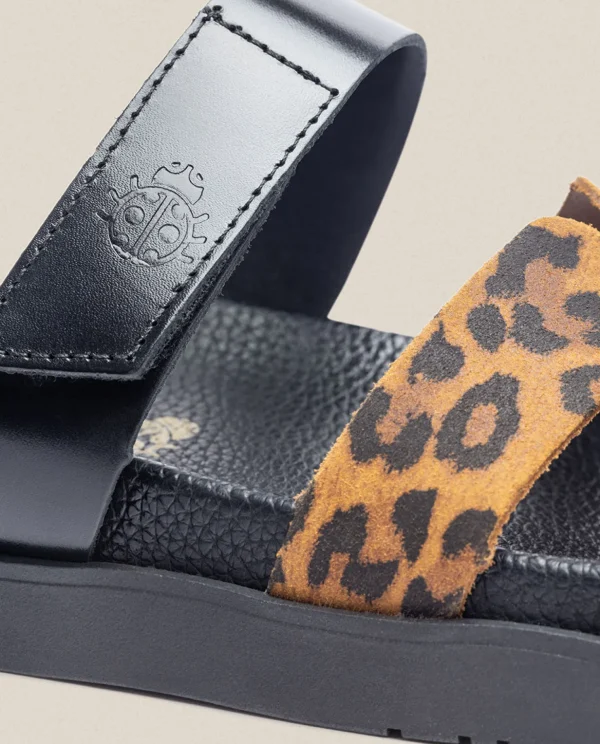 Yokono Flat Sandal MORENA-125 Leopard Store