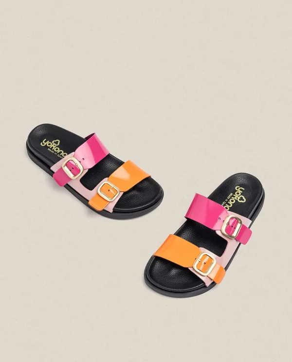 Yokono Flat Sandal MORENA-004 Pink Discount