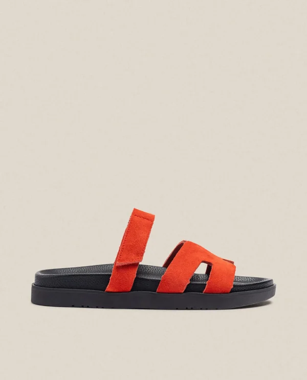 Yokono Flat Sandal MORENA-125 Red Hot