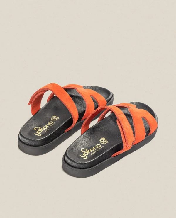 Yokono Flat Sandal MORENA-125 Red Hot