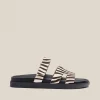 Yokono Flat Sandal MORENA-125 Zebra New