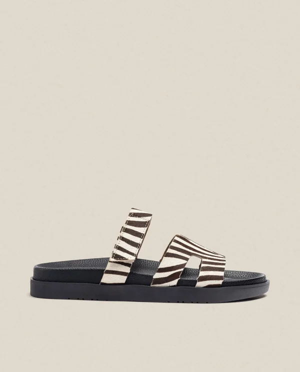 Yokono Flat Sandal MORENA-125 Zebra New