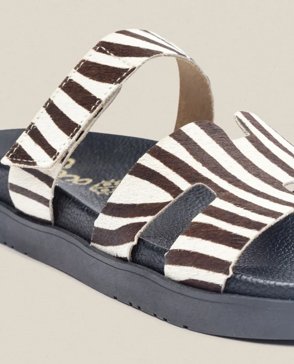 Yokono Flat Sandal MORENA-125 Zebra New