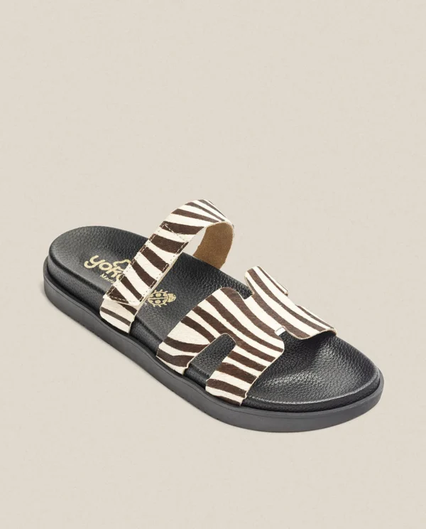 Yokono Flat Sandal MORENA-125 Zebra New
