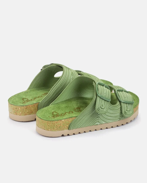 Yokono Flat Sandal NOJA-003 Green Outlet