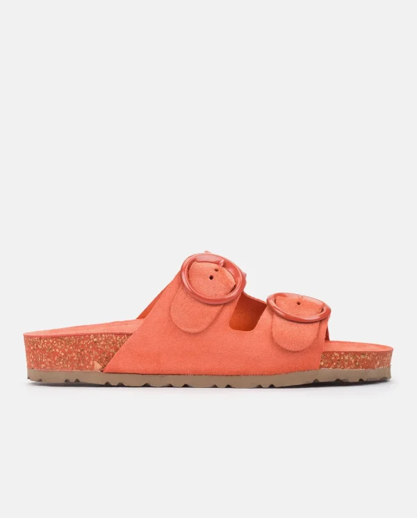Yokono Flat Sandal ROLAN-700 Coral Discount