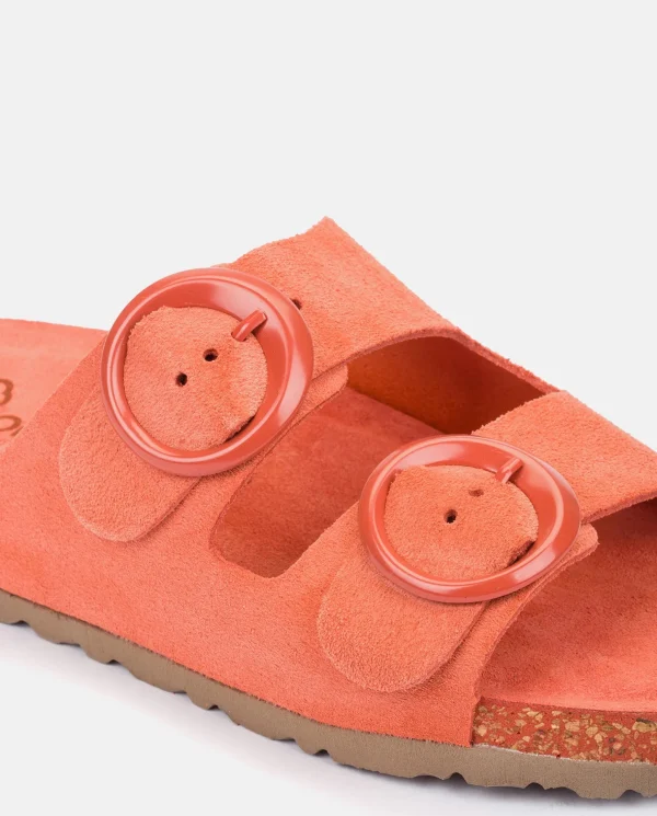 Yokono Flat Sandal ROLAN-700 Coral Discount