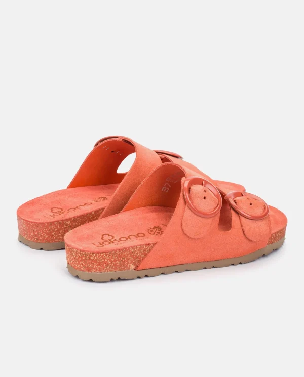 Yokono Flat Sandal ROLAN-700 Coral Discount