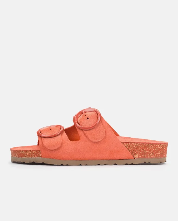 Yokono Flat Sandal ROLAN-700 Coral Discount