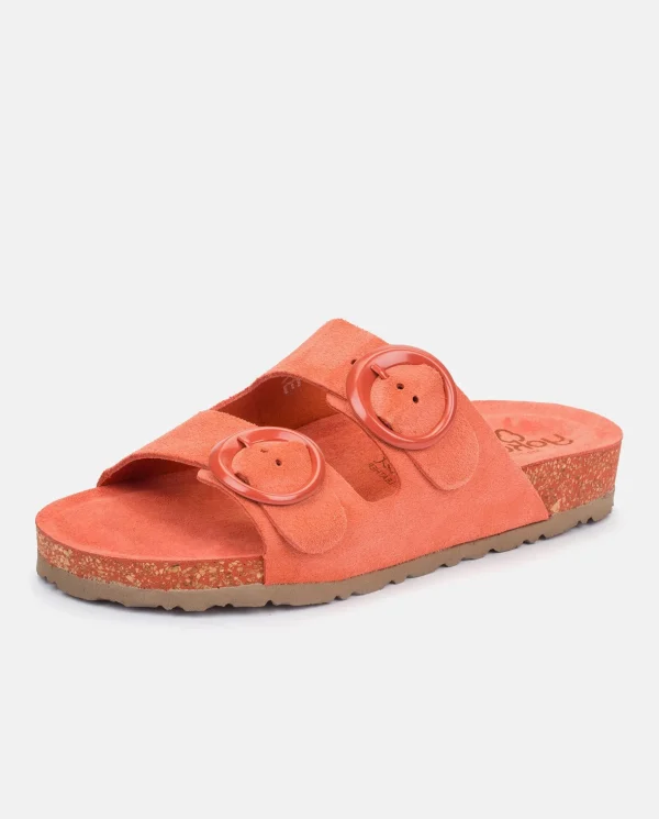 Yokono Flat Sandal ROLAN-700 Coral Discount