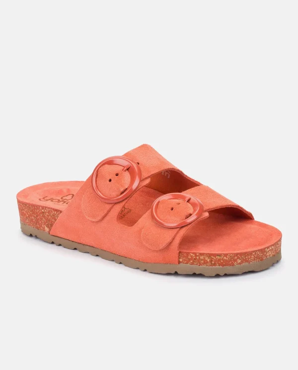 Yokono Flat Sandal ROLAN-700 Coral Discount
