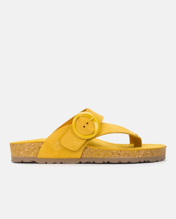 Yokono Flat Sandal ROLAN-113 Yellow Online