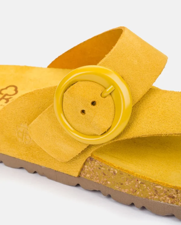Yokono Flat Sandal ROLAN-113 Yellow Online
