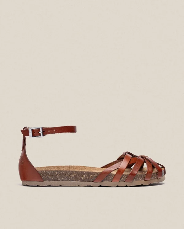 Yokono Flat Sandal Villa 011 Brown New