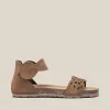 Yokono Flat Sandal VILLA-086 Brown Fashion