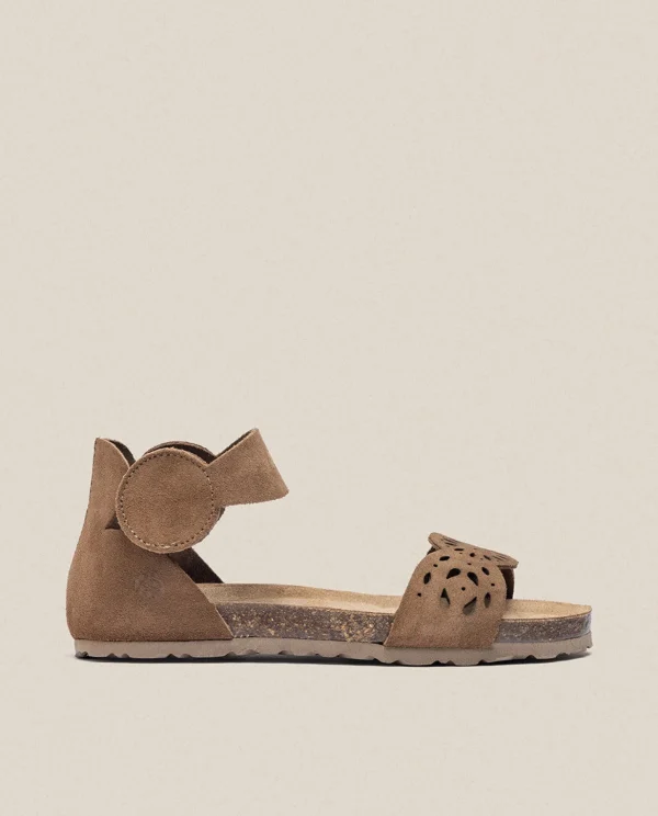 Yokono Flat Sandal VILLA-086 Brown Fashion