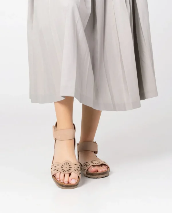 Yokono Flat Sandal VILLA-086 Brown Cheap