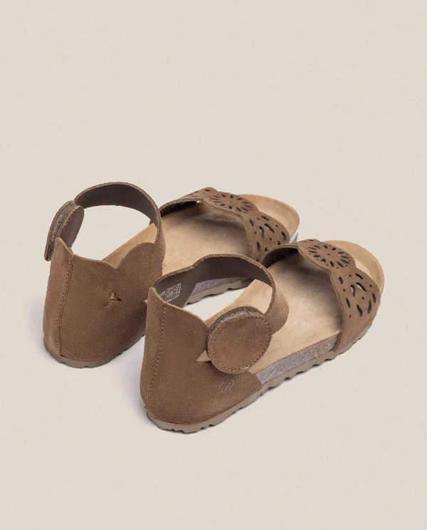 Yokono Flat Sandal VILLA-086 Brown Fashion
