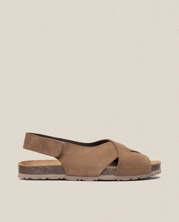 Yokono Flat Sandal VILLA-175 Brown Sale