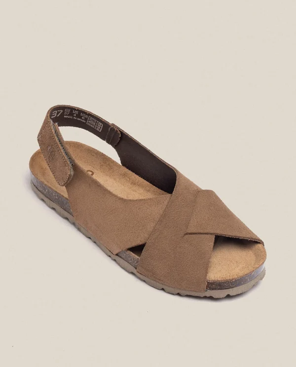 Yokono Flat Sandal VILLA-175 Brown Sale