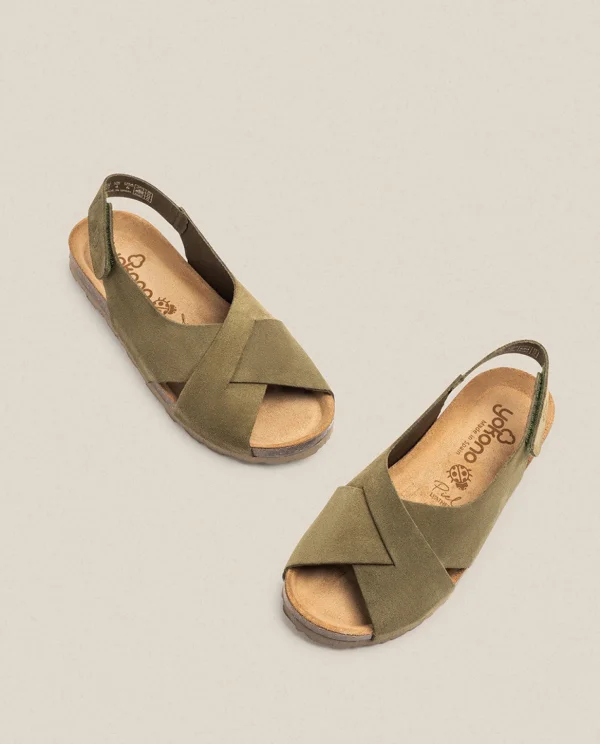 Yokono Flat Sandal VILLA-175 Green Sale